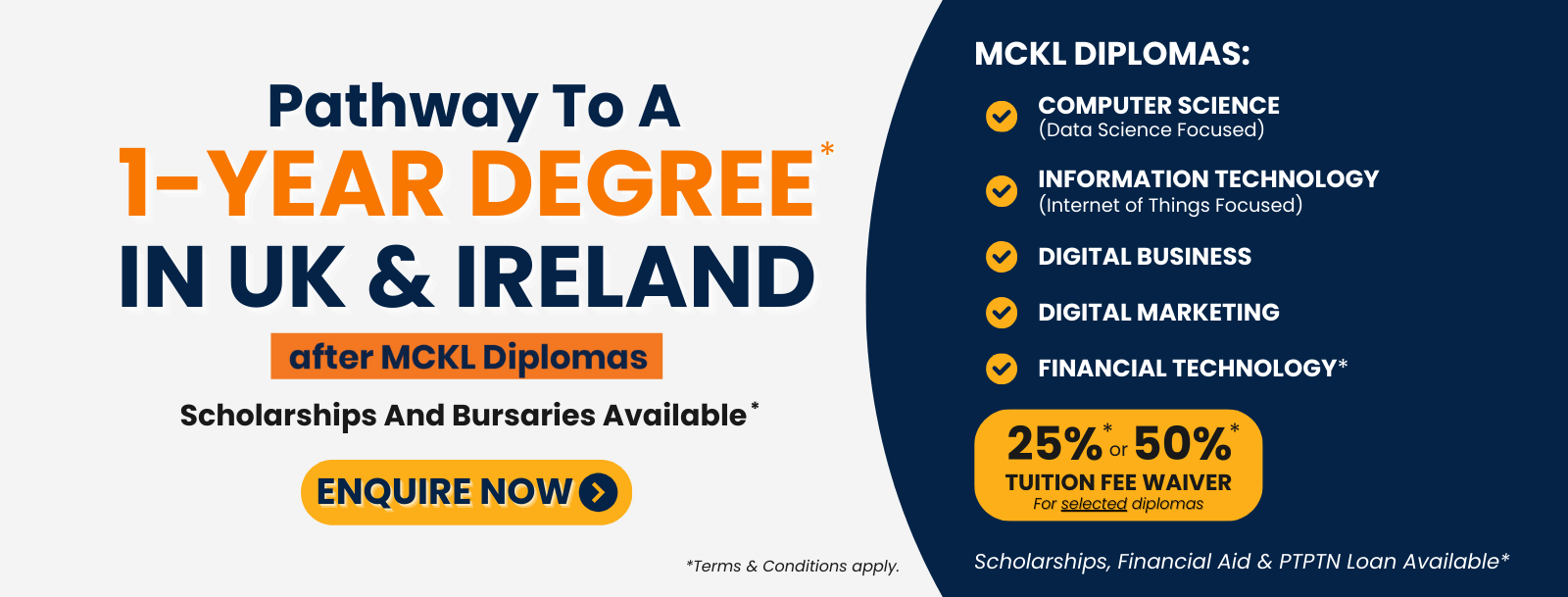 1 Year, Degree, 1-Year Degree, Pathway, UK, United Kingdom, Ireland, 1-Year Degree Pathway, Diploma, MCKL Diplomas, MCKL