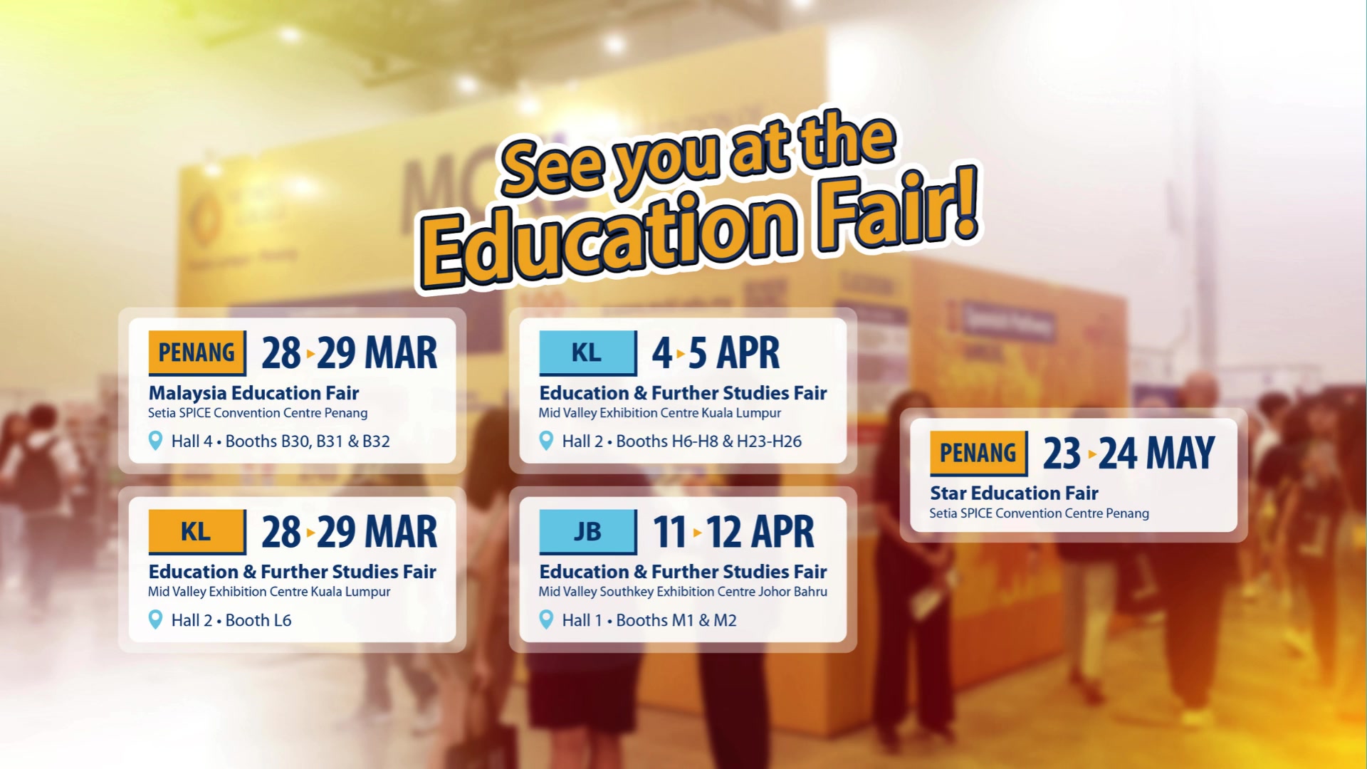 See You at the Education Fair