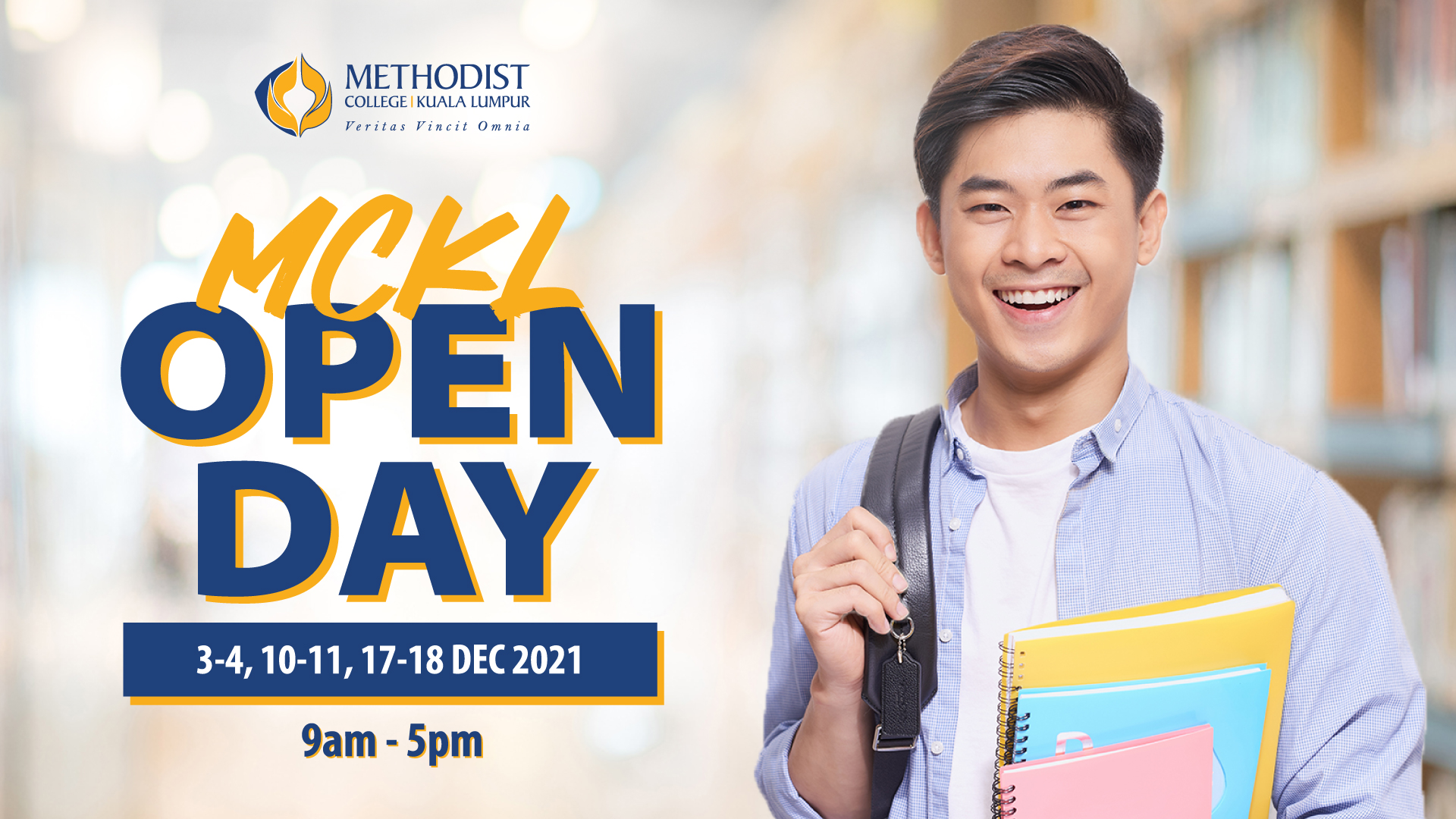 3-4, 10-11, 17-18 Dec 2021 | MCKL Open Day - MCKL College (Penang ...