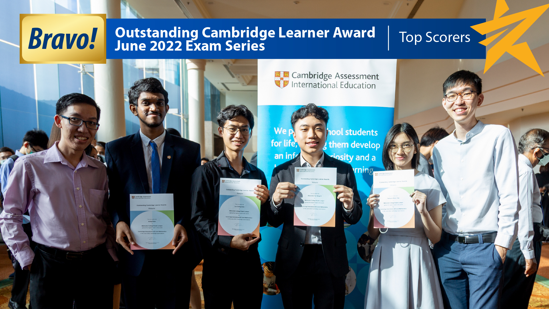 MCKL students lauded as Outstanding Cambridge Learners Awards MCKL