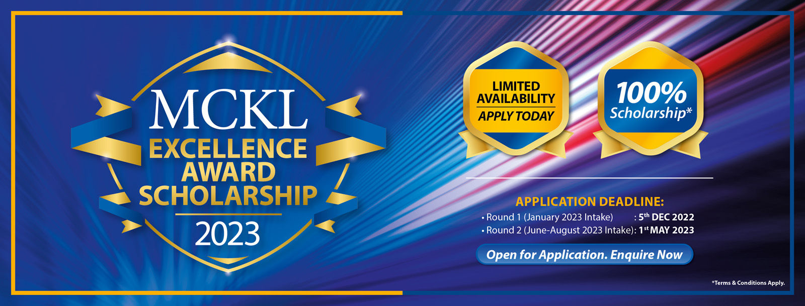 MCKL Excellence Award Scholarship 2023 – applications now open!