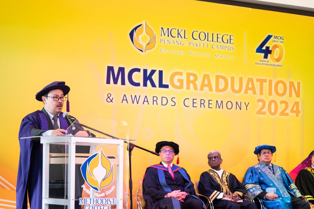 Dr Gerard Boey, Principal of MCKL College (Penang, Pykett Campus) and Academic Dean of MCKL