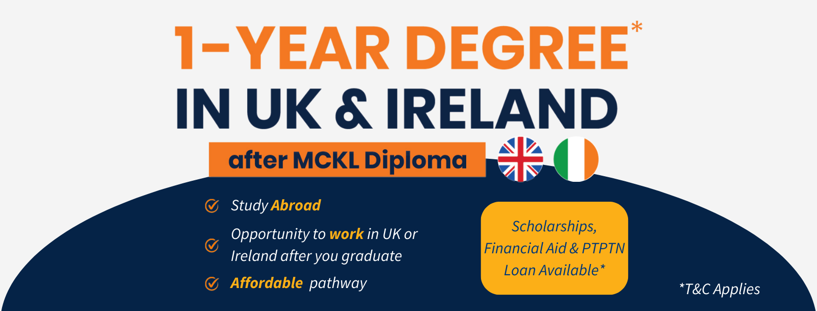 1 Year, Degree, 1-Year Degree, Pathway, UK, United Kingdom, Ireland, 1-Year Degree Pathway, Diploma, MCKL Diplomas, MCKL